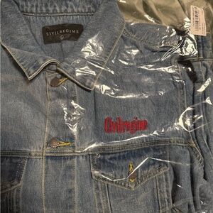 Civil Regime Blue Denim Jacket Men’s Large